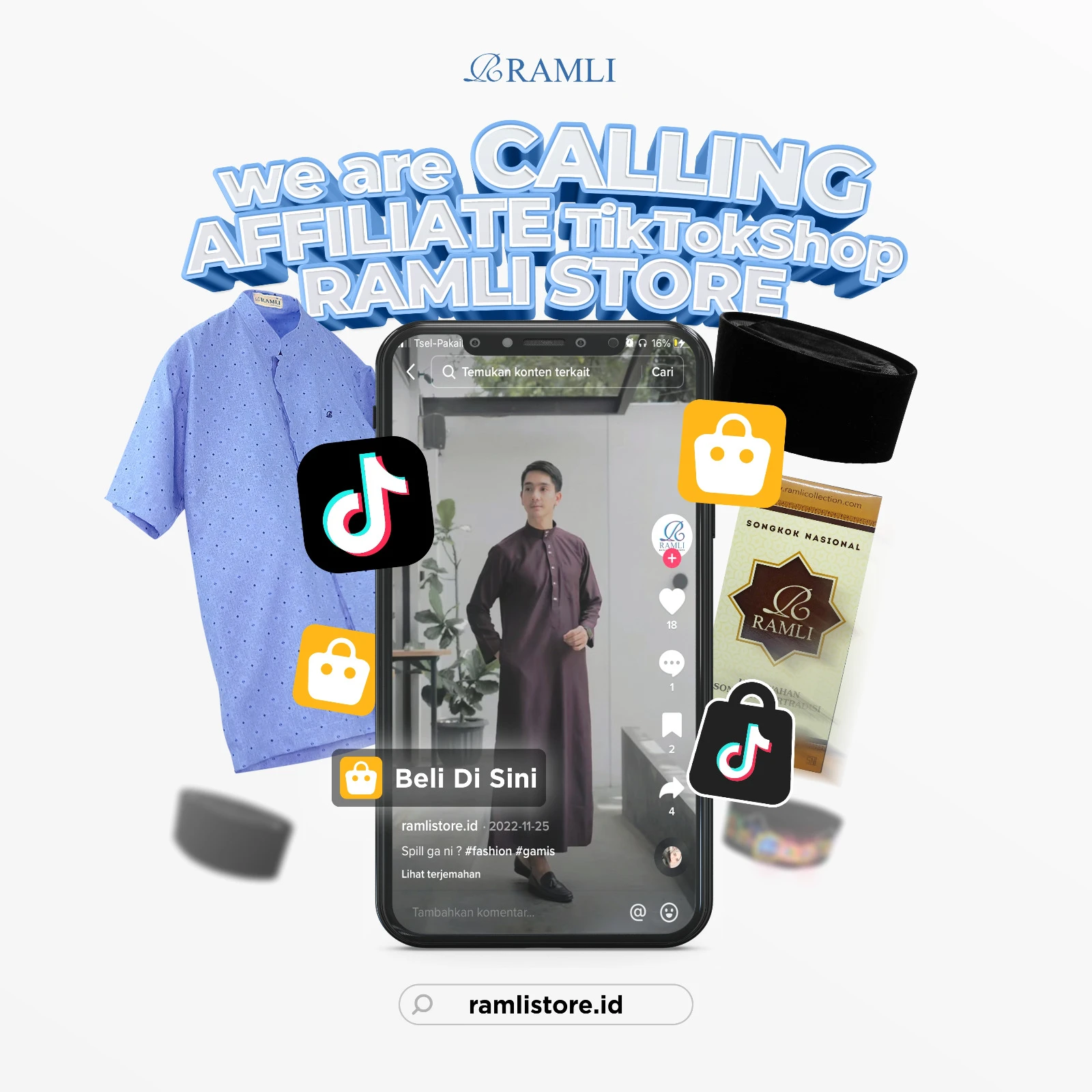 Pendaftaran Program Mitra Affiliate RAMLI 2