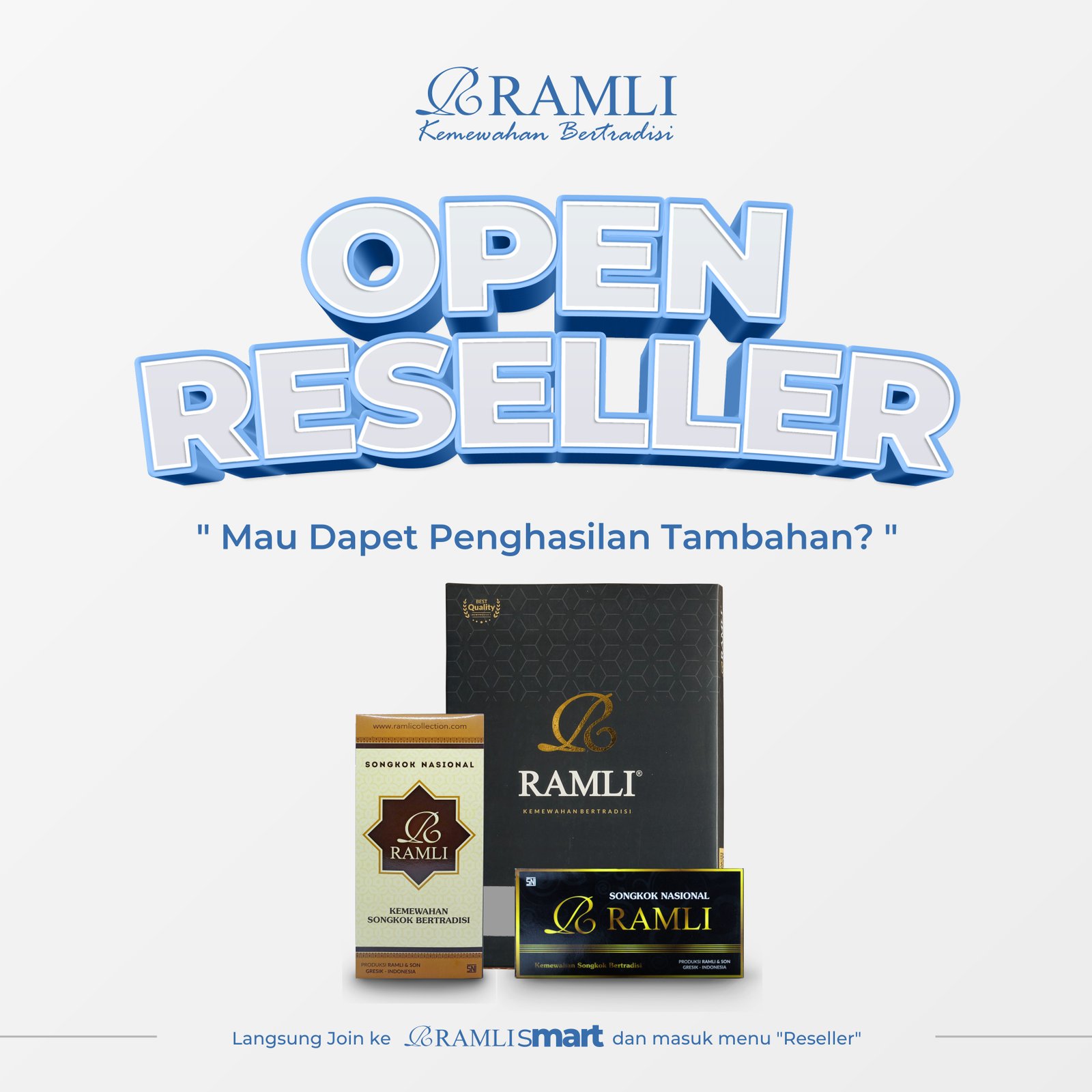 Pendaftaran Mitra Reseller Resmi RAMLI