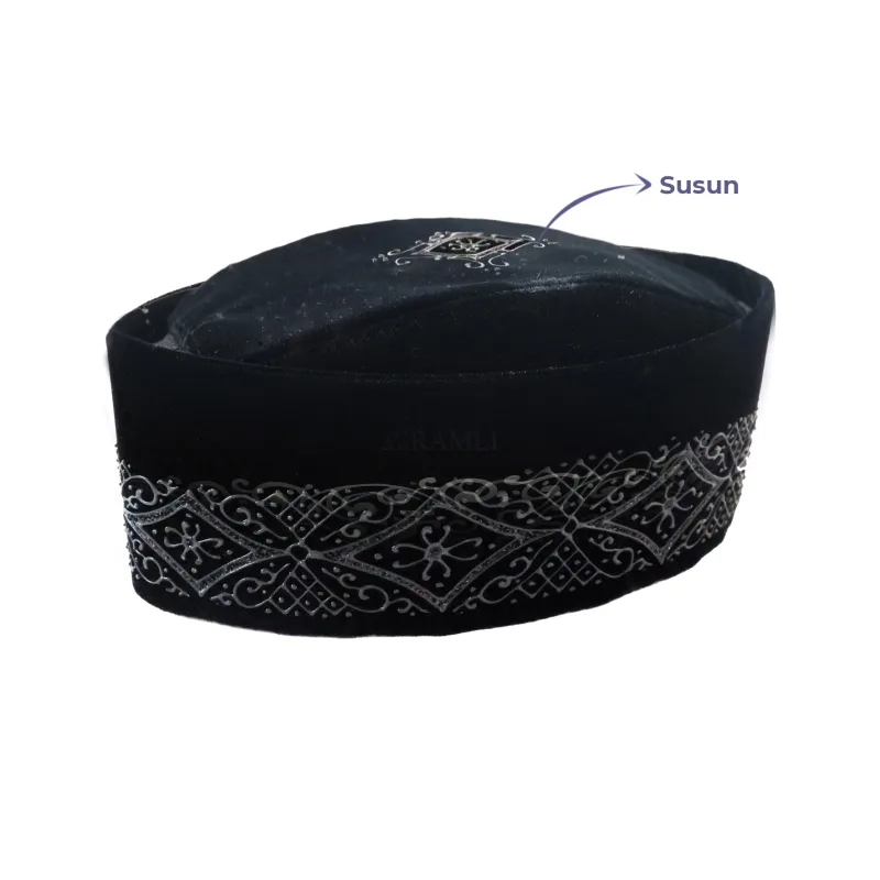 Ramli Songkok Lukis SUSUN Black Diamond AC Tinggi 9 - 2
