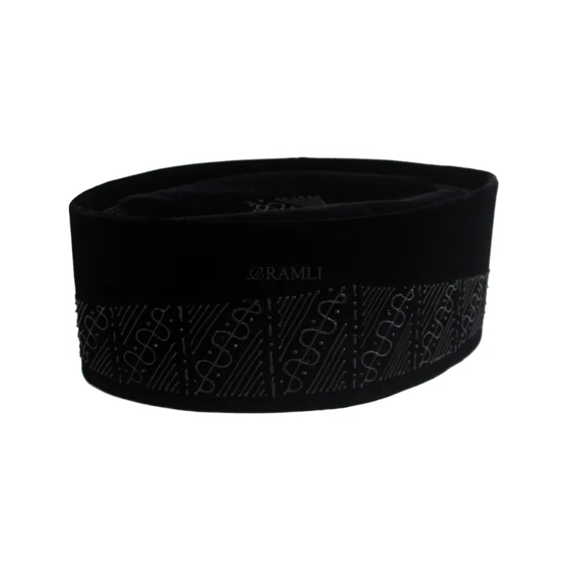 Ramli Songkok Lukis Black Line AC Tinggi 9 - 2