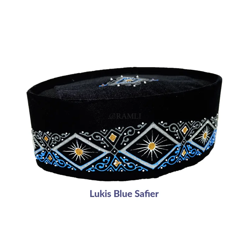 Ramli Songkok Lukis Blue Safir AC Tinggi 9 - 2