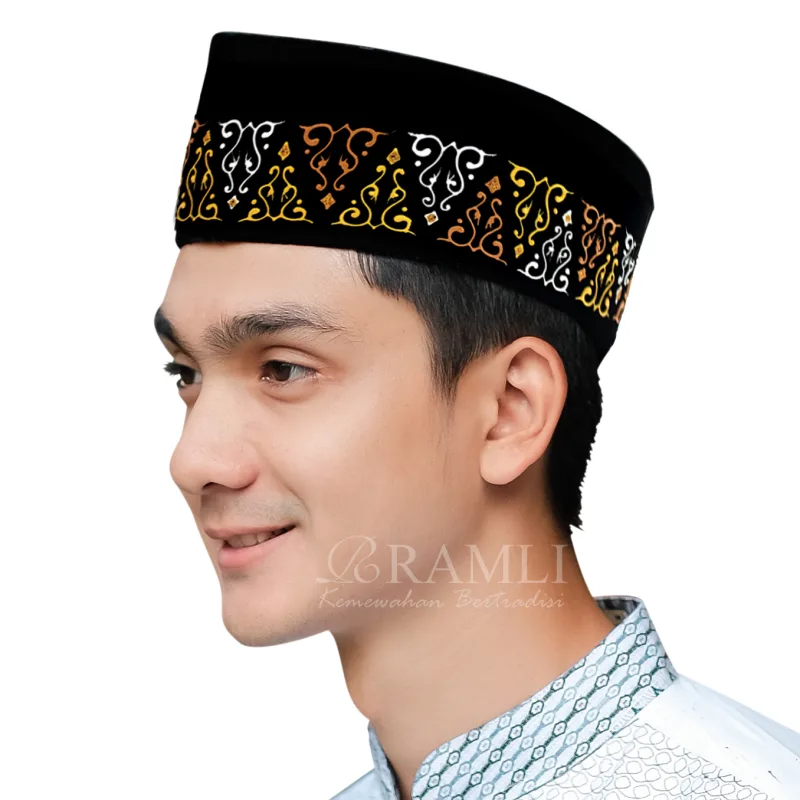 Ramli Songkok Lukis Gayo Aceh AC Tinggi 9